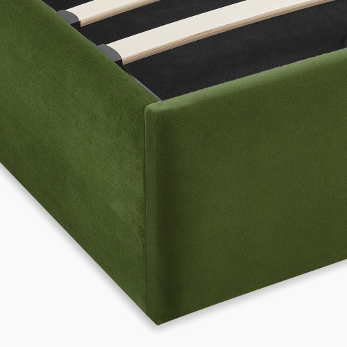 Premium Hand-Upholstered Velvet Finish