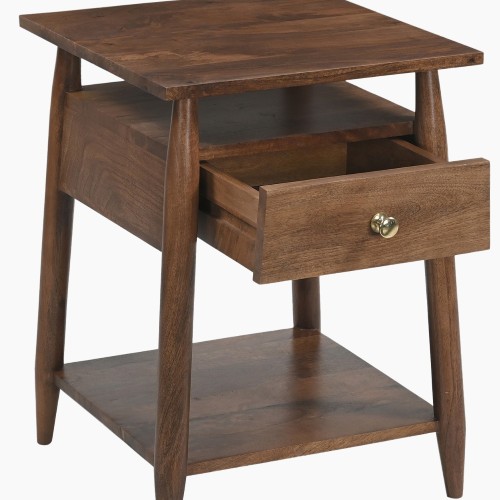 Handy Drawer and Open Shelf Storage