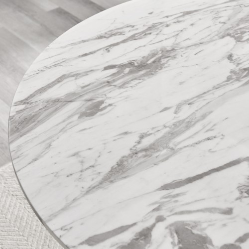 Luxury White Marble-Effect Finish