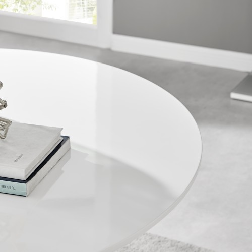 Luxury White High-Gloss Finish
