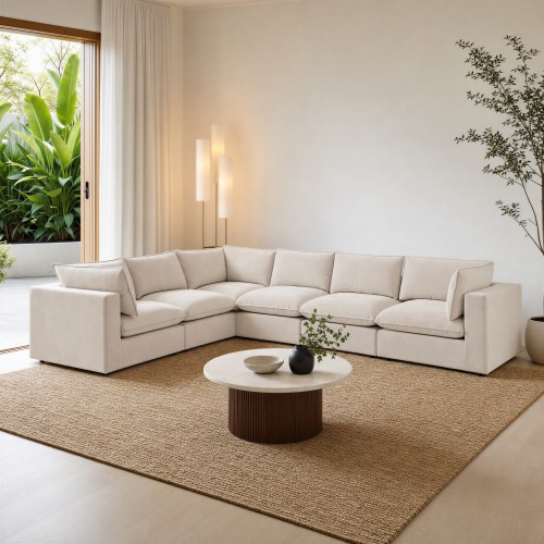 Sociable L-shaped layout