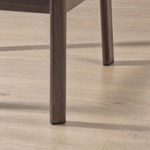 Warm-toned metal legs