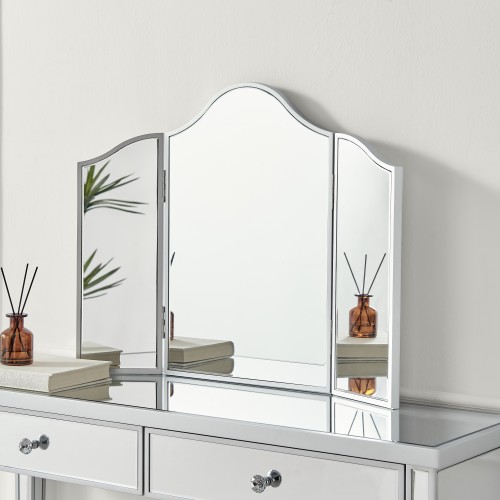 Three-Panel Folding Mirror Design