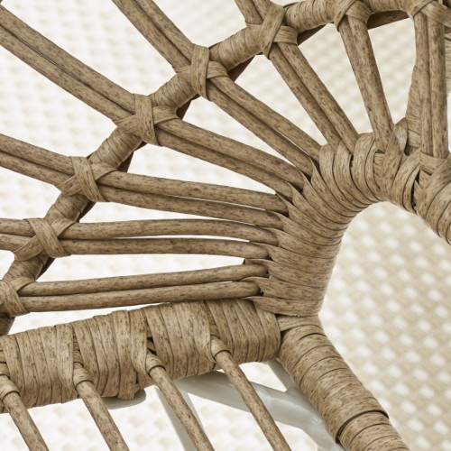 Hand-Woven PE Rattan Finish