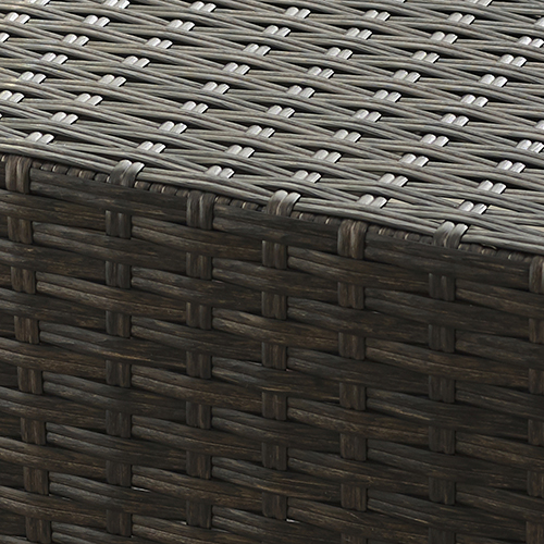 High-Density Double-Weave PE Rattan