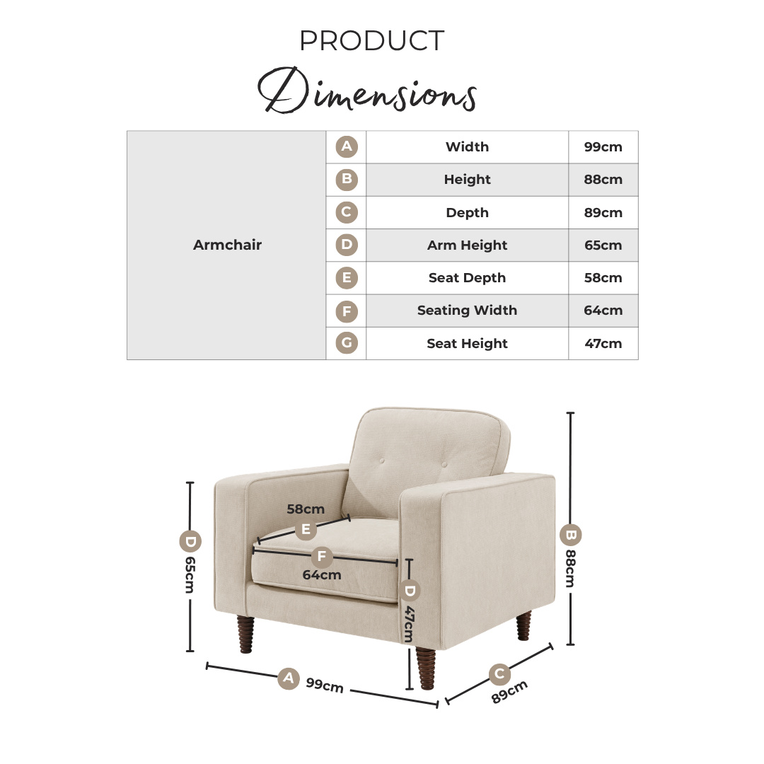 Jasper Brown Faux Leather Armchair
