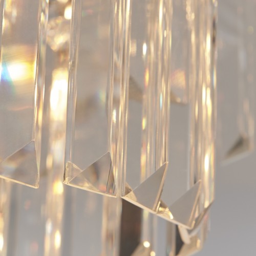Faceted Crystal Glass