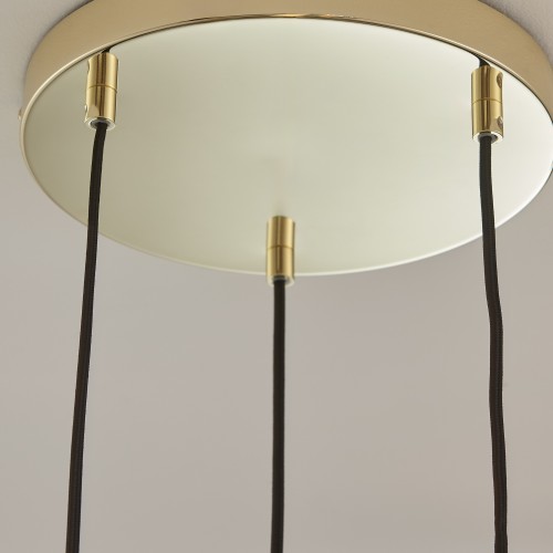 Modern Black Cord Suspension