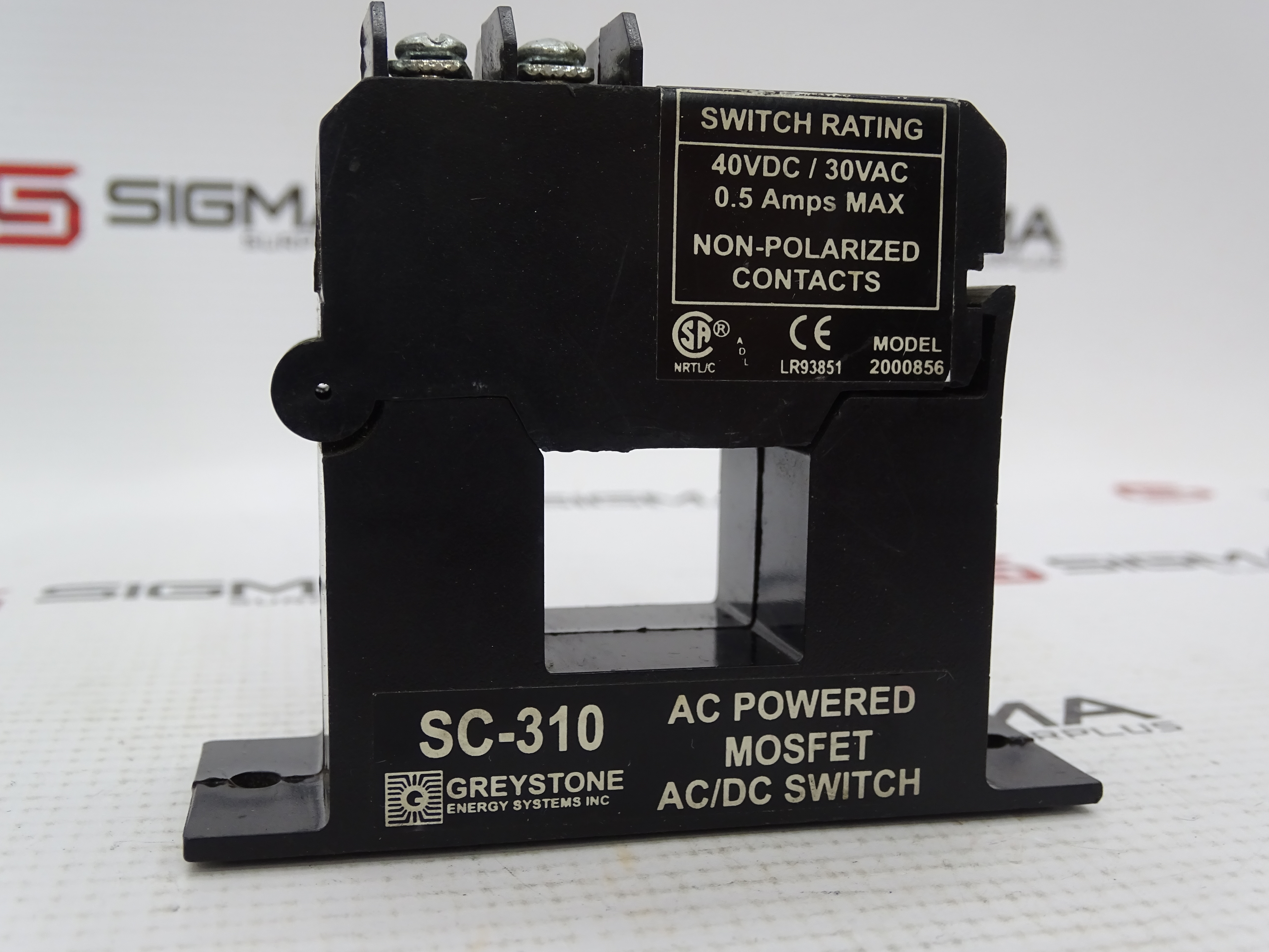 40VDC 0.5A MOSFET AC/DC SWITCH SC-310 GREYSTONE