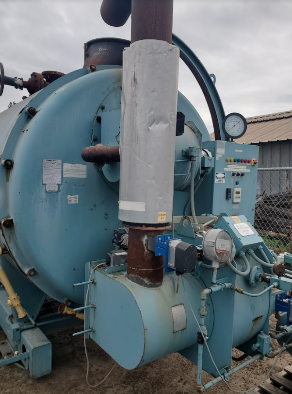 Used CBI 200 -300 Cleaver Brooks 150 HP Steam Boiler, Gas