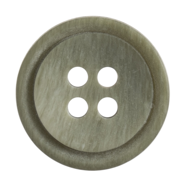 Buttons: Rimmed: Ombre: 4 Hole: 15mm: Khaki - Trimits Loose Buttons ...