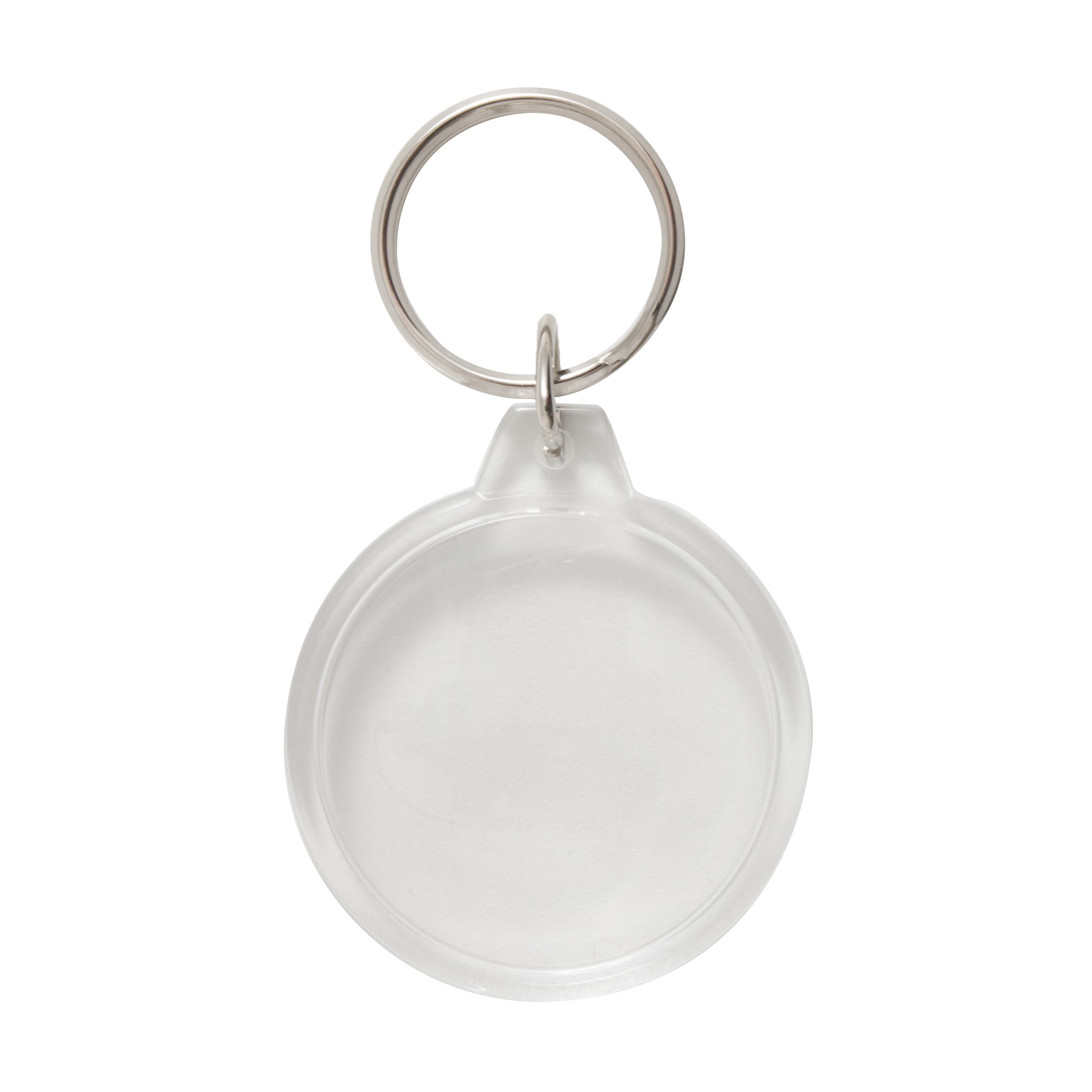 Trimits Clear Keyring Key Fob - Round