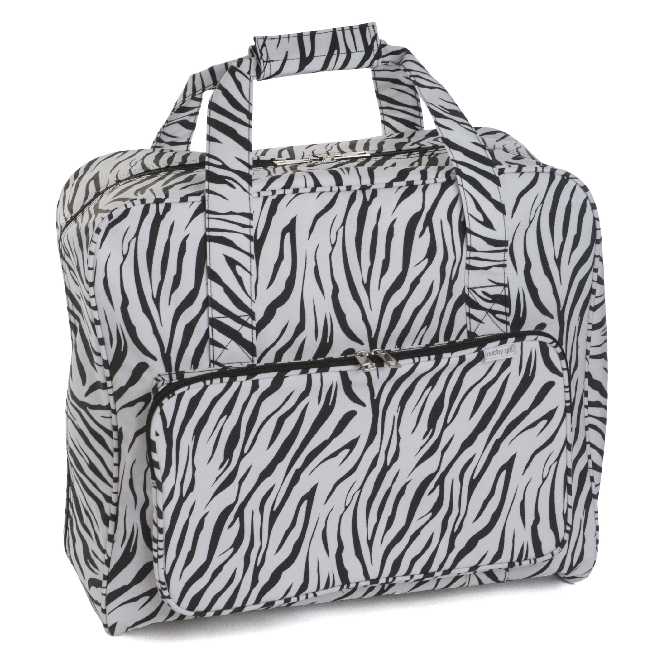 Picture of Sewing Machine Bag: Matt PVC: Zebra