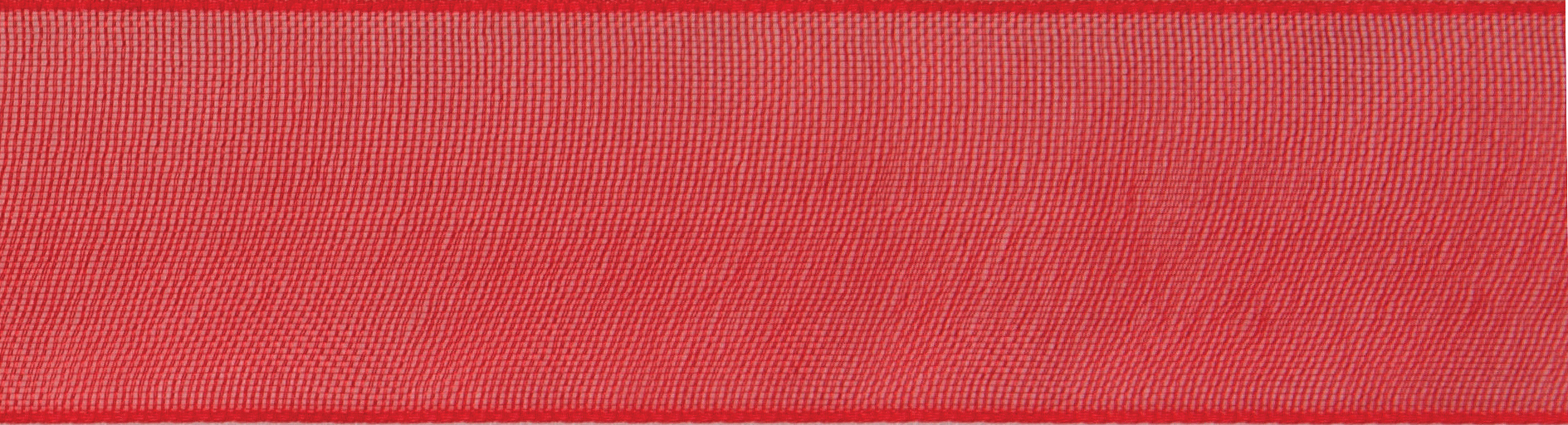 Picture of Ribbon: Organdie: 8m x 9mm: Red