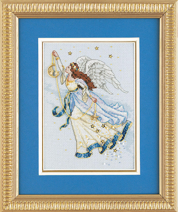 Picture of Counted Cross Stitch Kit: Gold Petite: Twilight Angel