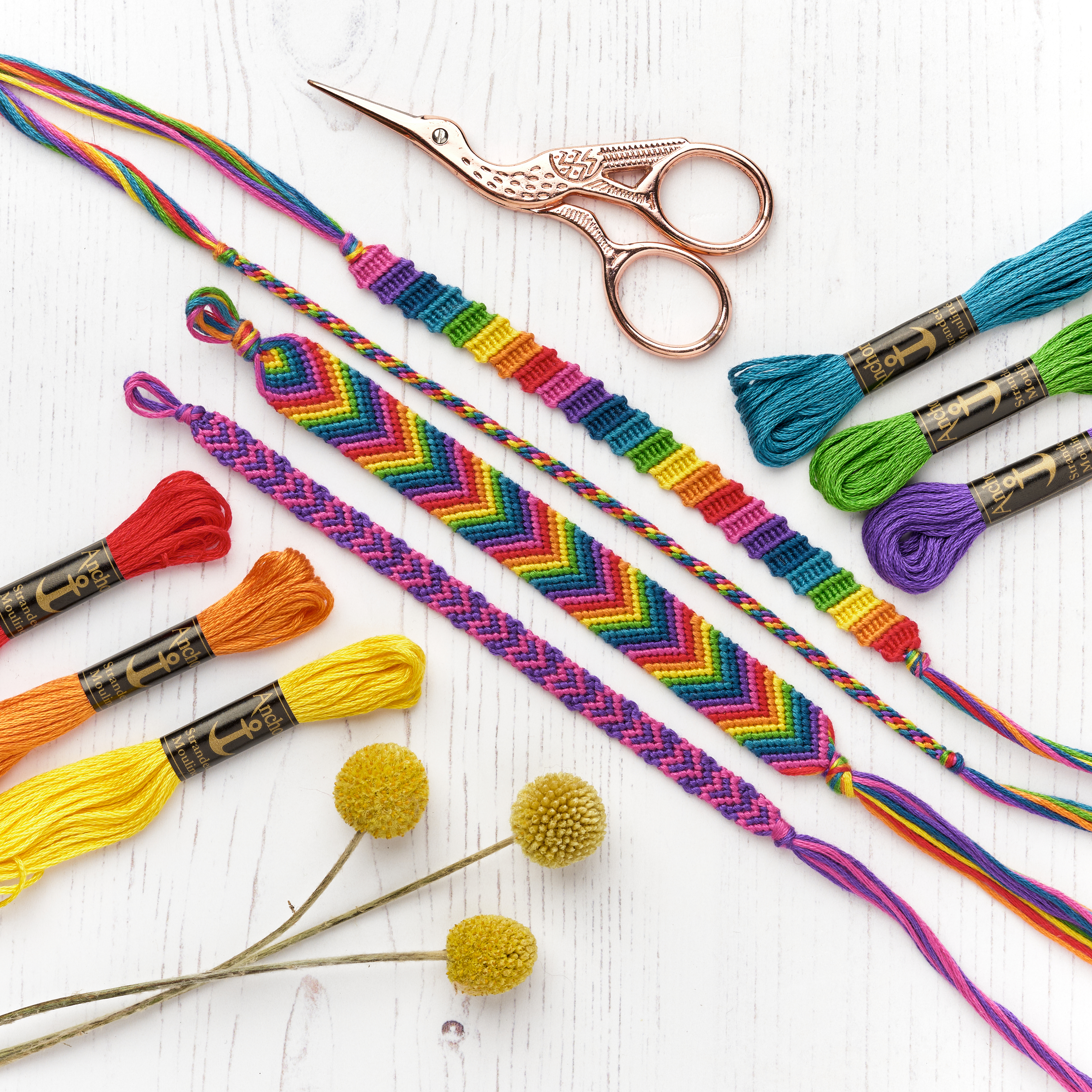 Rainbow Friendship Bracelet Kit