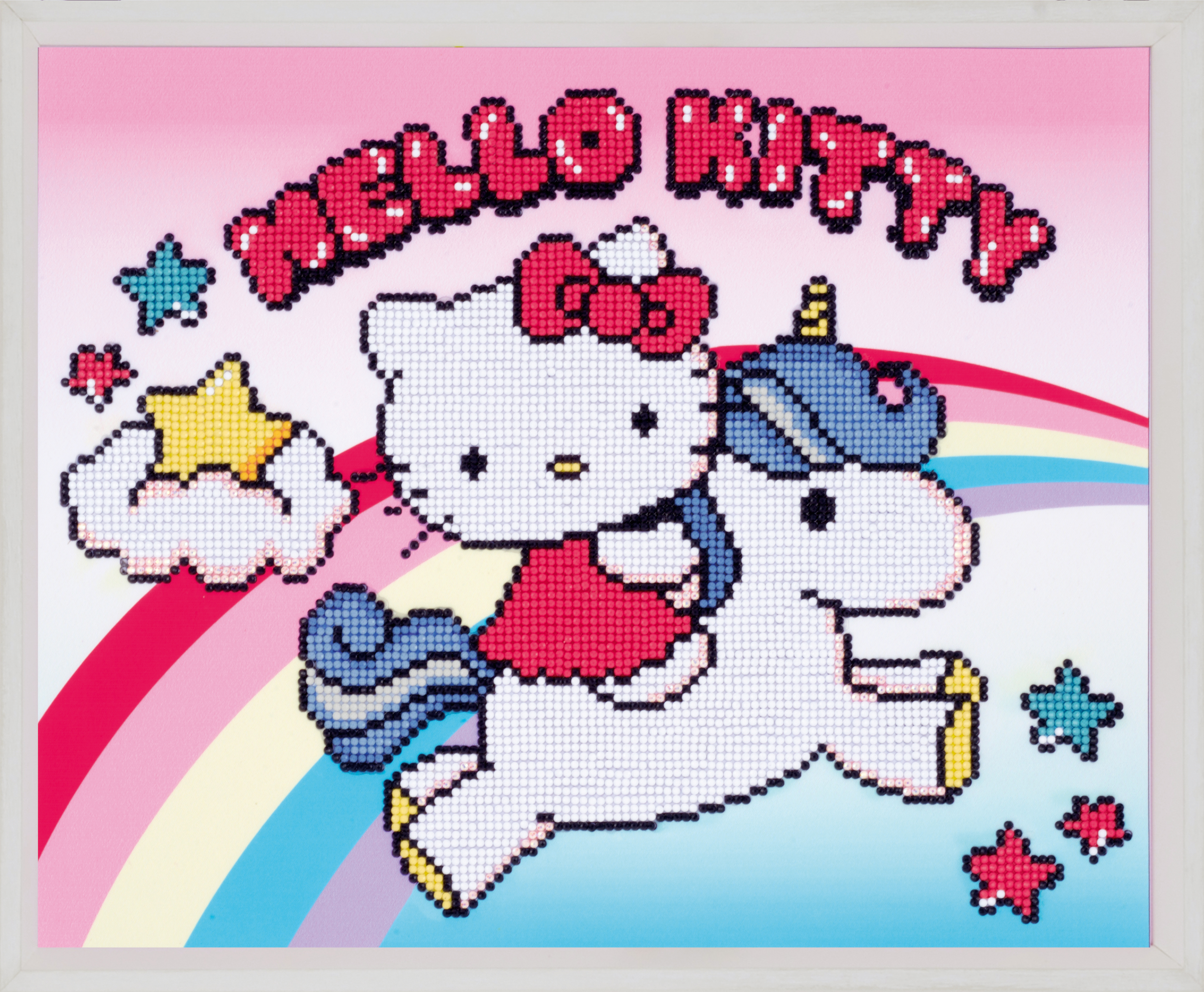 Diamond Painting Kit: Hello Kitty: with Unicorn - Vervaco - Groves and Banks