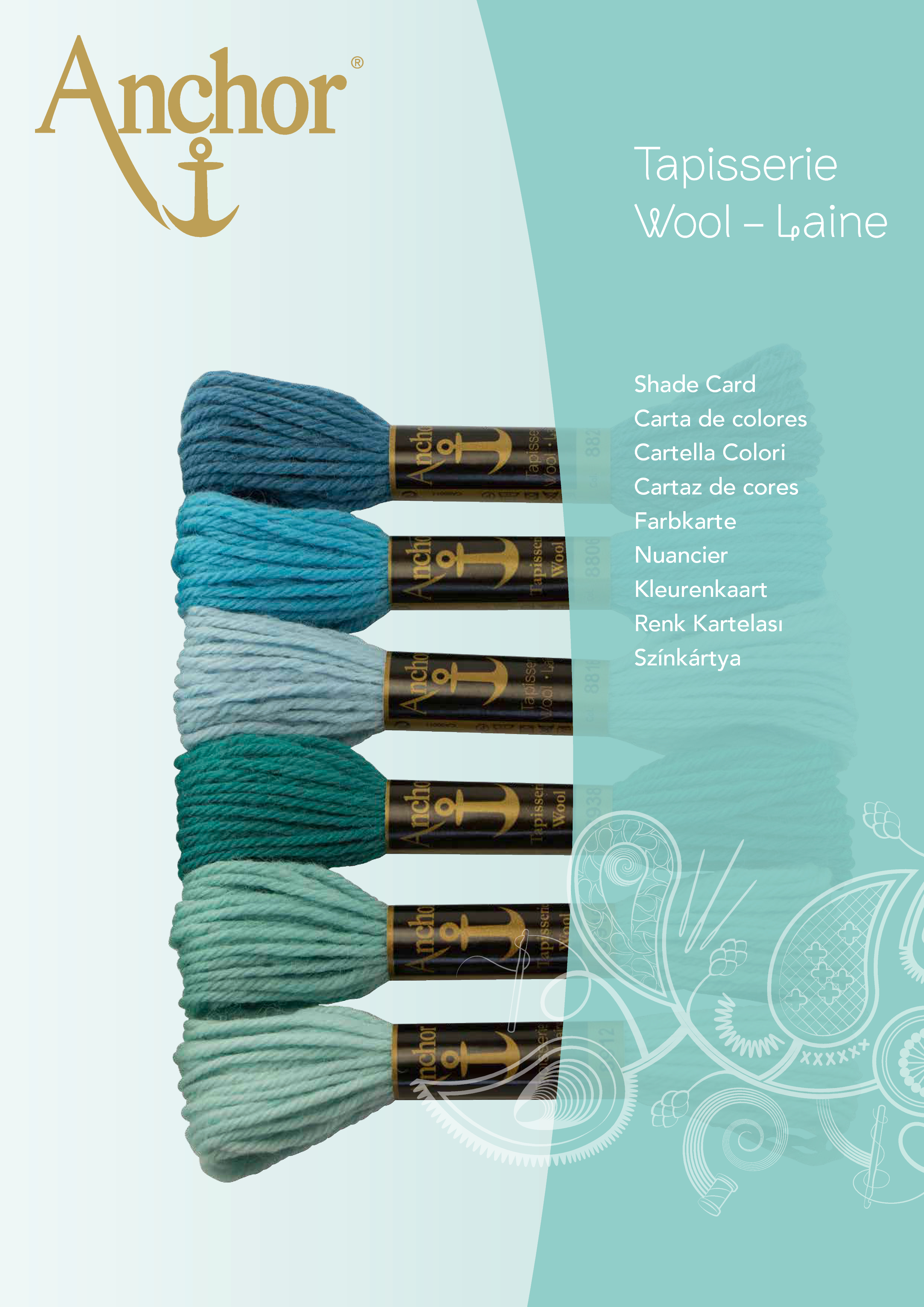 Picture of Anchor Tapisserie Wool: Shade Card