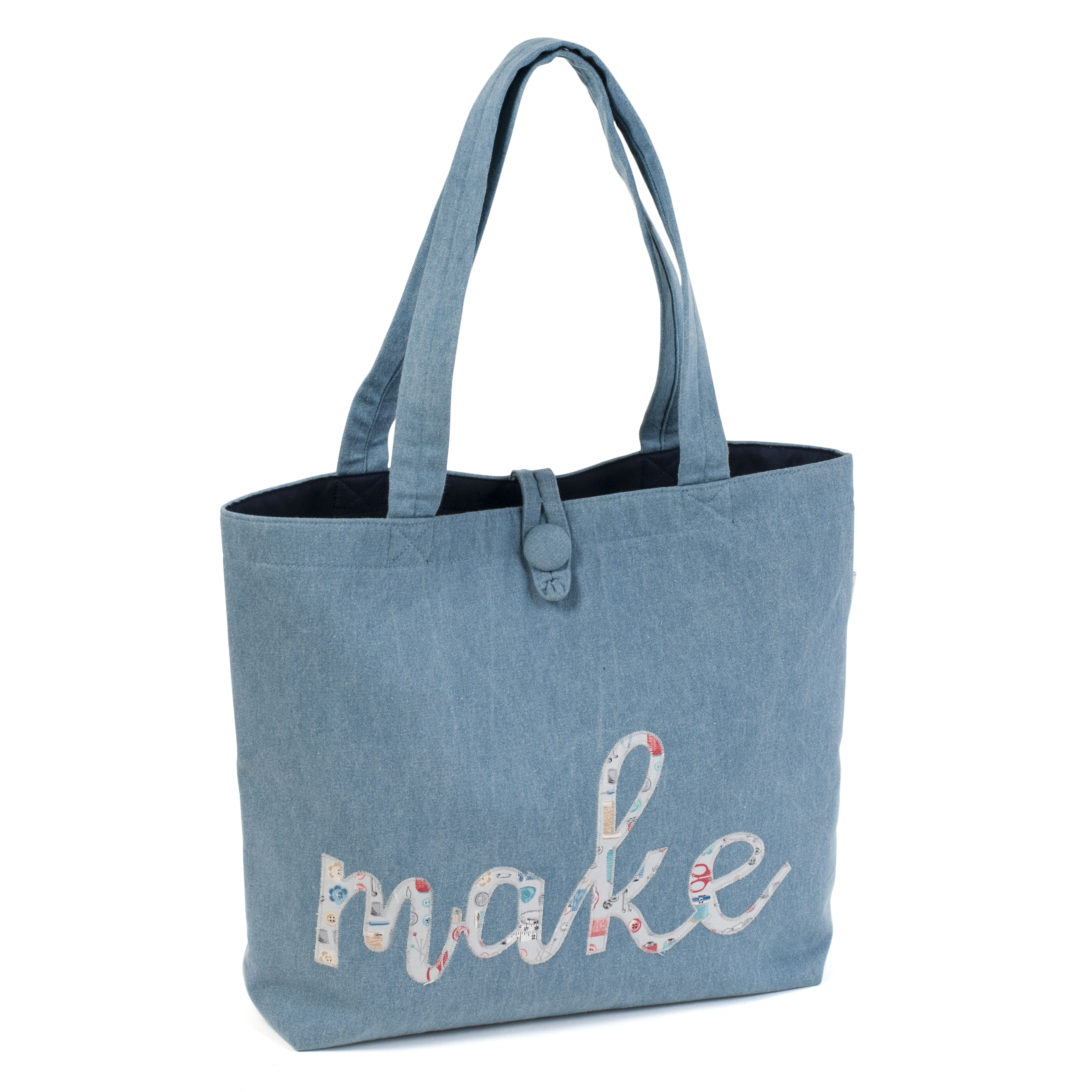 Picture of Craft Bag: Shoulder Tote: Appliqué: Stitch in Time