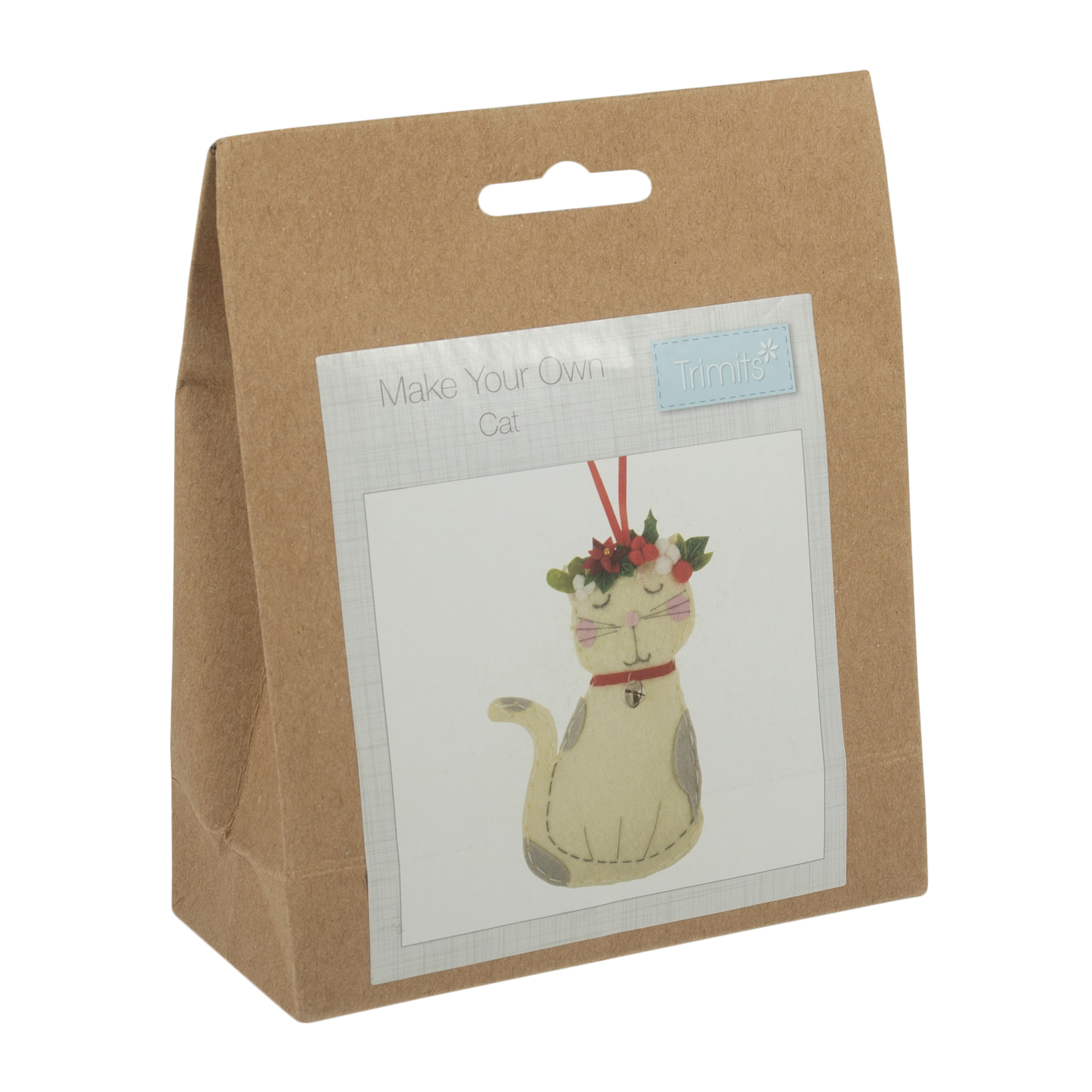 Picture of Felt Decoration Kit: Christmas: Cat