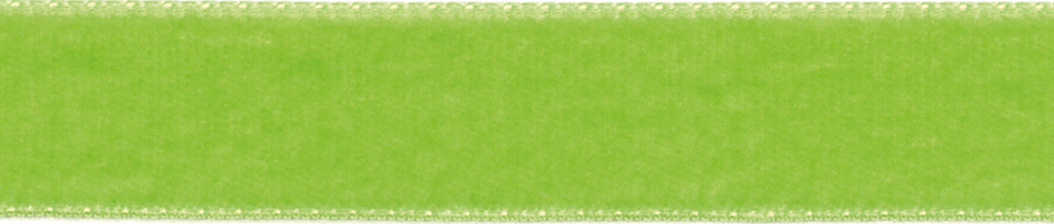 Picture of Ribbon: Velvet: 5m x 16mm: Apple Green
