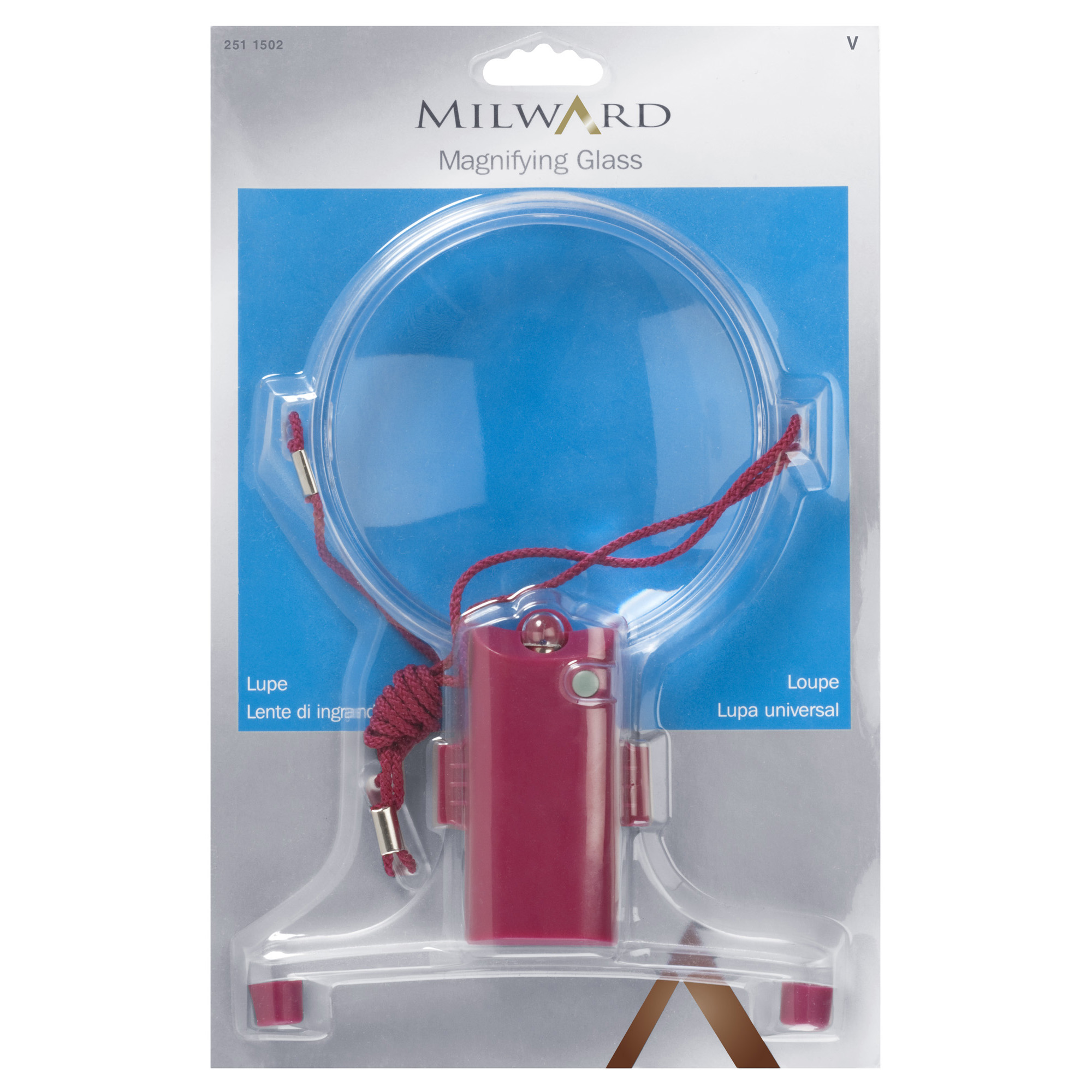 Picture of Magnifying Glass with Lamp: Plastic: 1 Piece