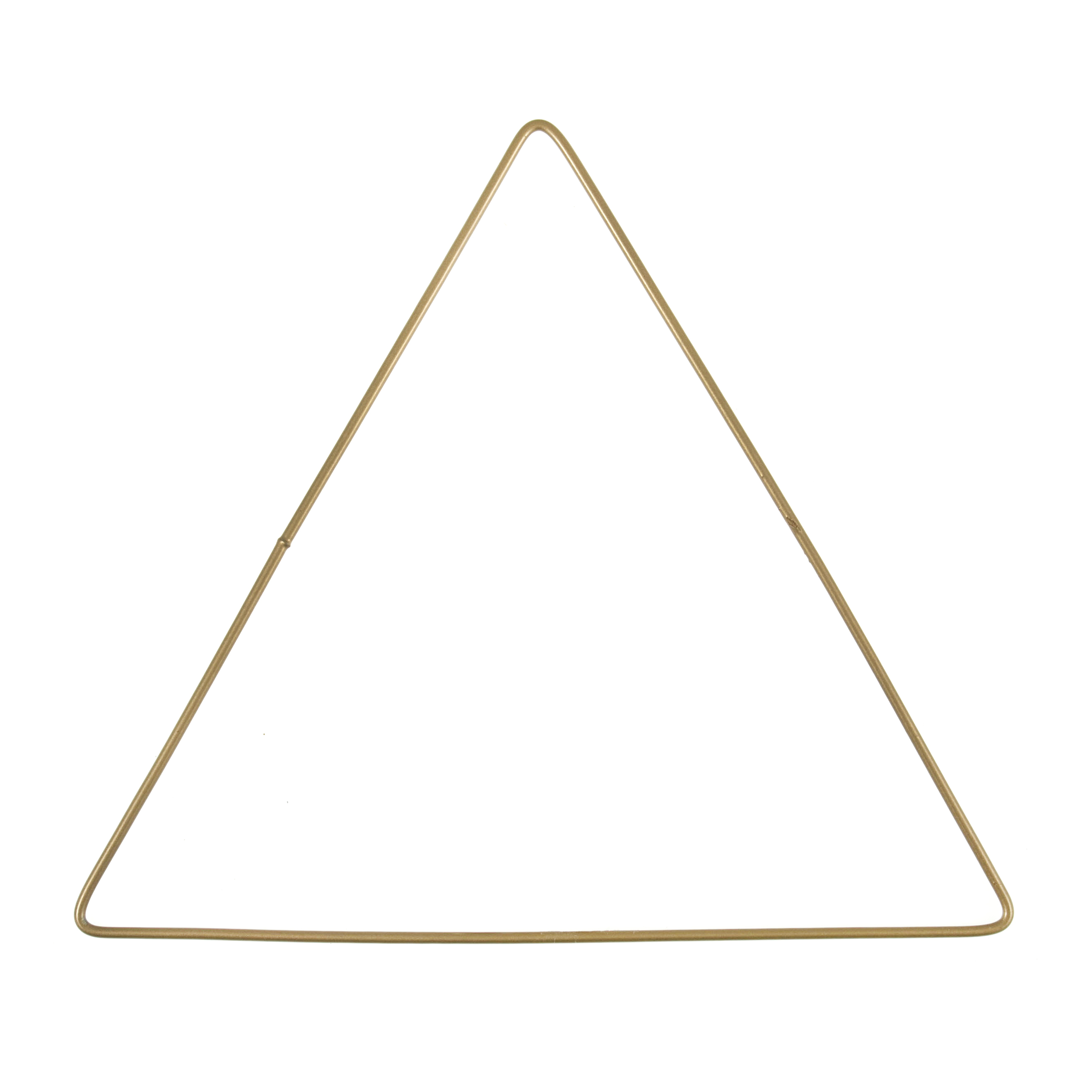 Craft Hoops: Metal: Triangle: 20cm: 5 Pieces: Gold - Trimits - Groves ...