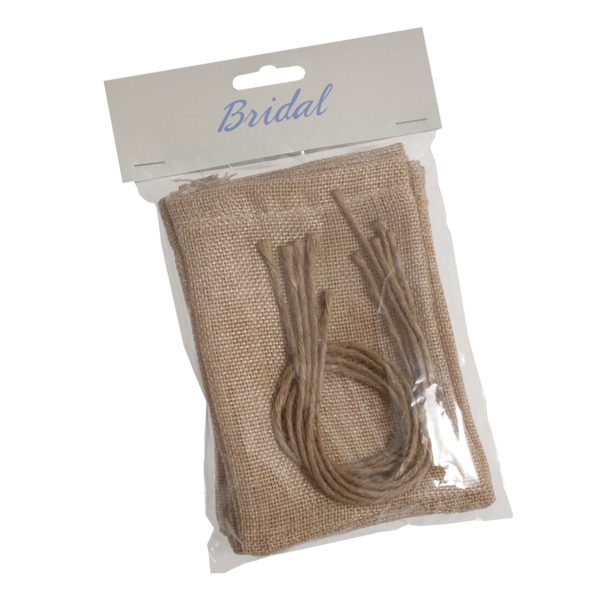 Jute Bag with String Pack of 5 Natural Occasions Groves and Banks