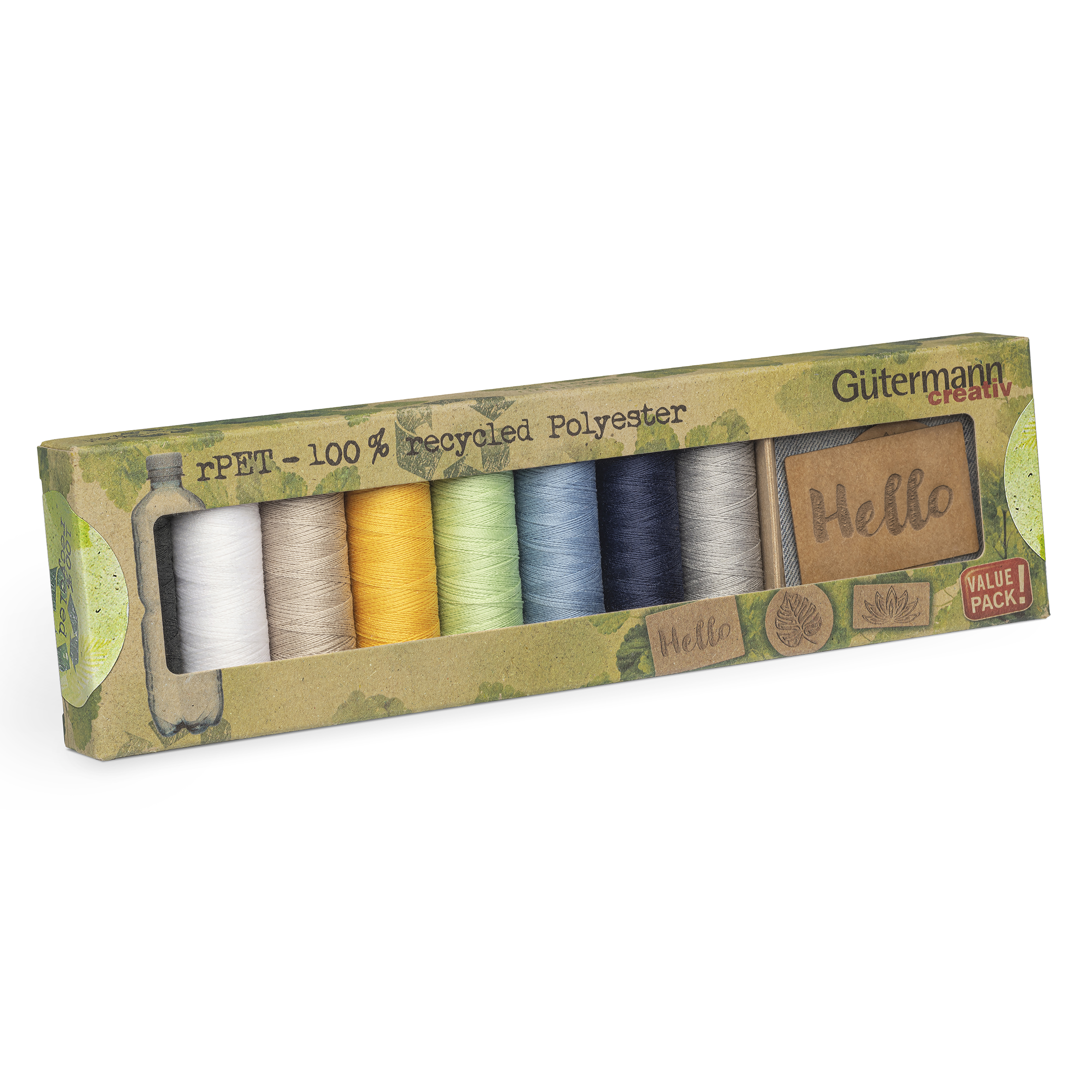 Picture of Sewing Thread Set: Sew-All rPET: 8 x 100m: with Labels