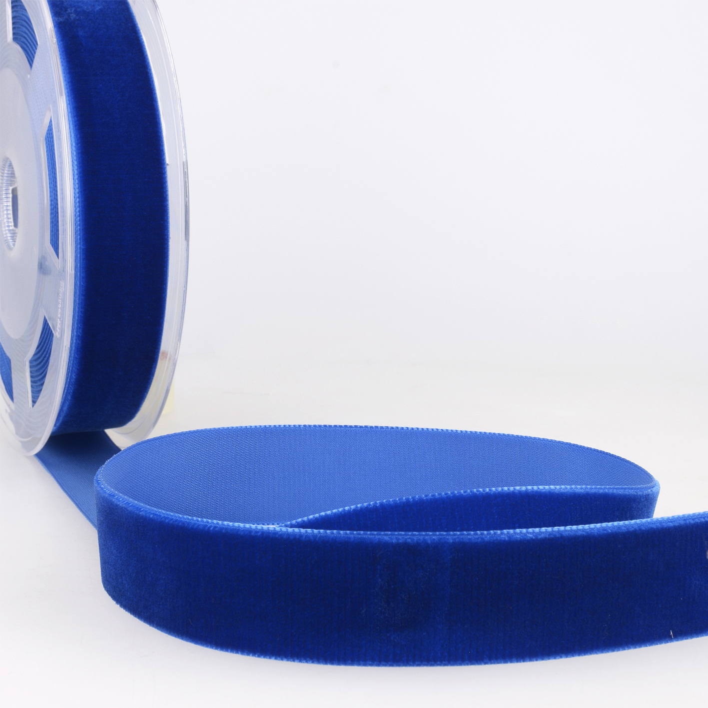 Ribbon: Velvet: 10m x 7mm: Royal Blue - Stephanoise - Groves and Banks
