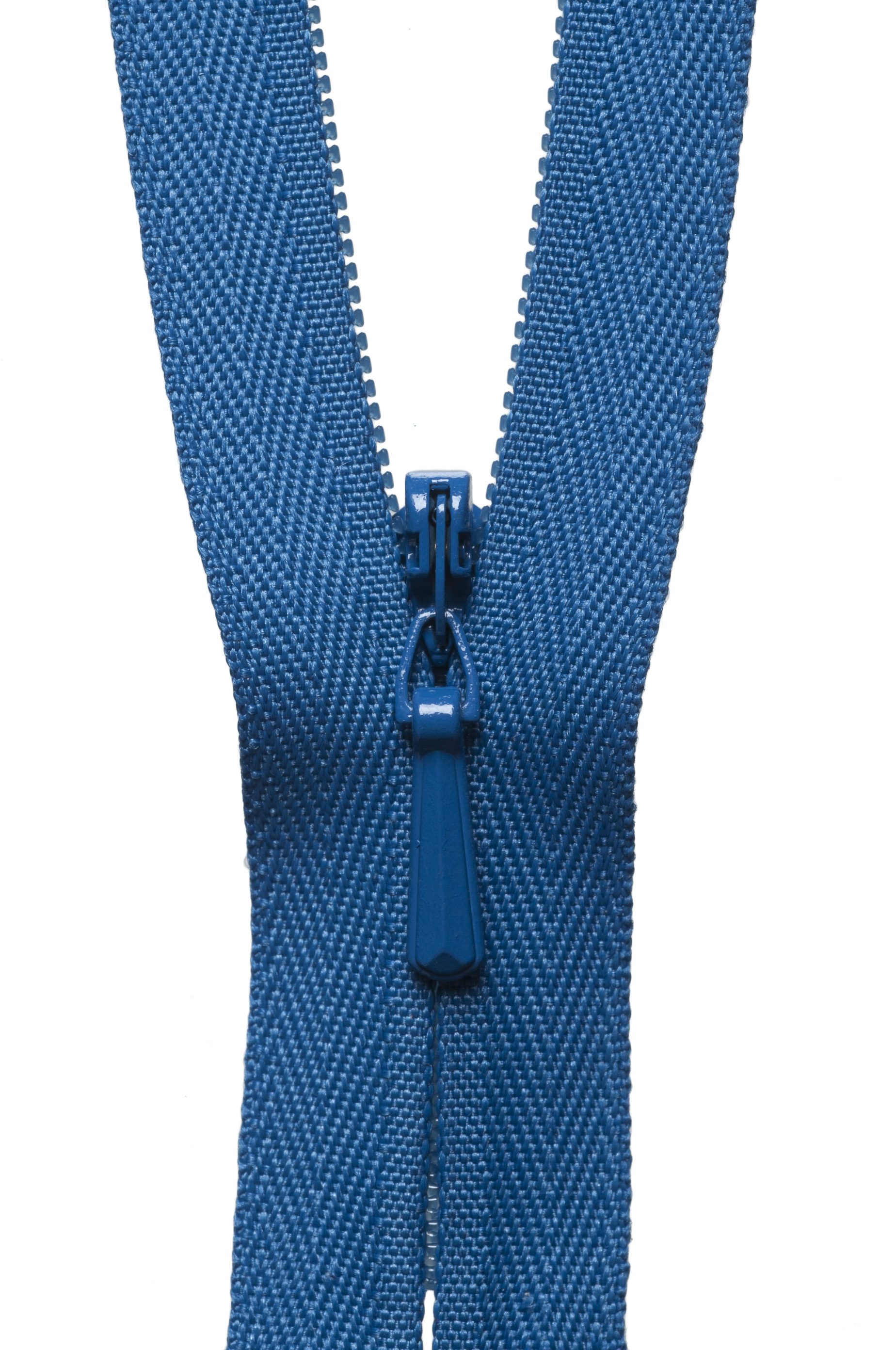 Concealed Zip 56cm Saxe Blue YKK Groves and Banks