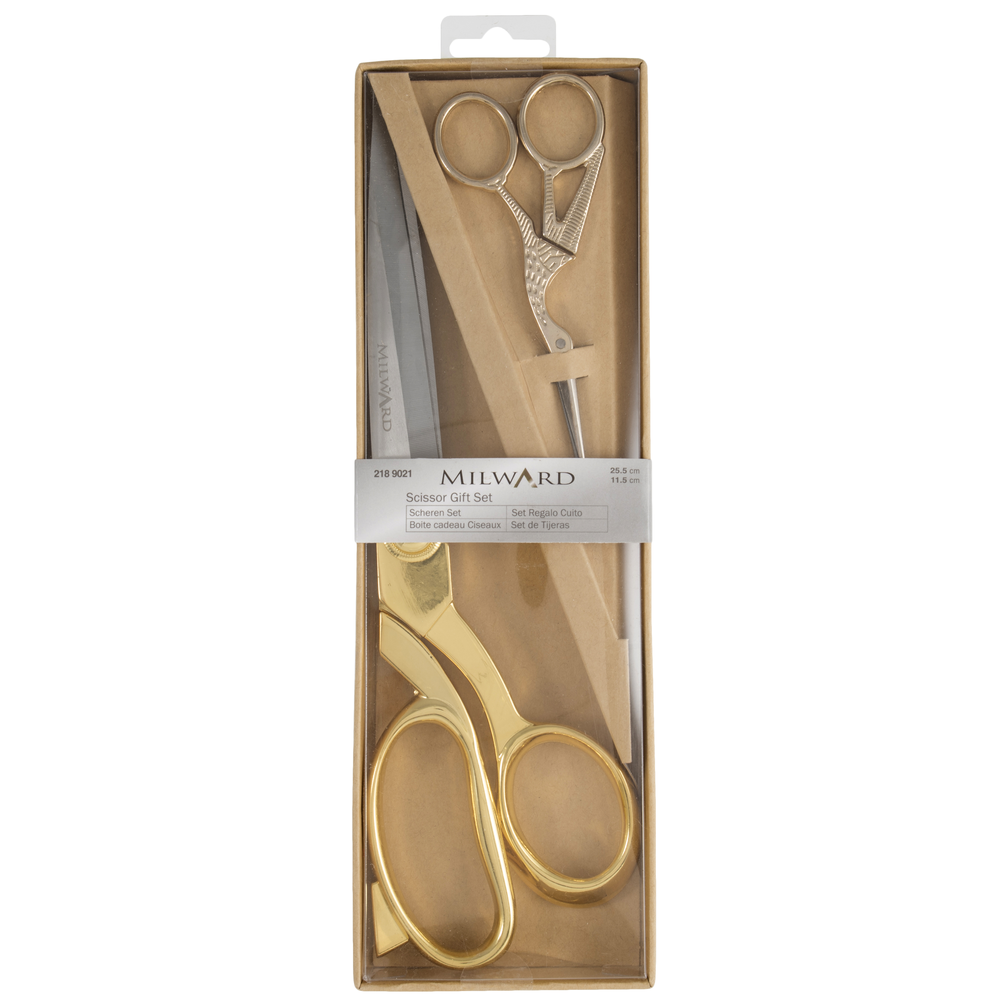 Picture of Scissors: Gift Set: Dressmaking (25cm) and Embroidery (11.5cm): Gold