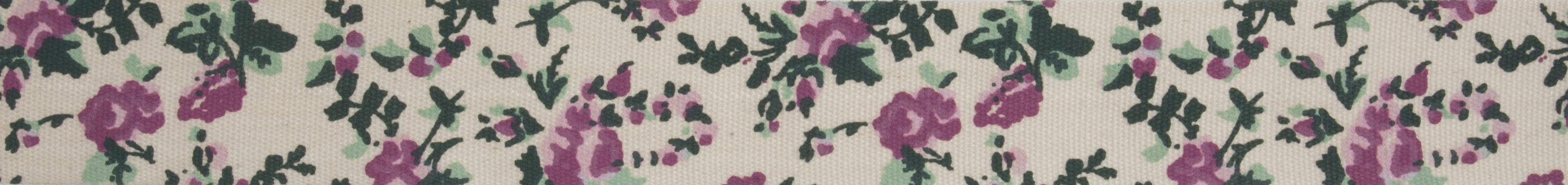 Picture of Ribbon: Cotton: 20m x 25mm: Floral