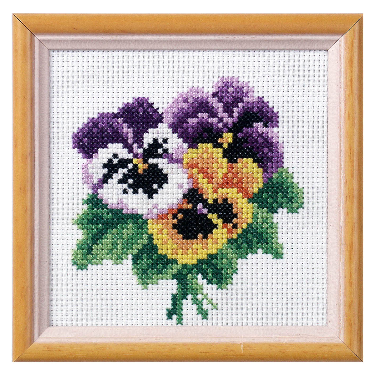 Cross Stitch Kit Pansy Orchidea Groves and Banks