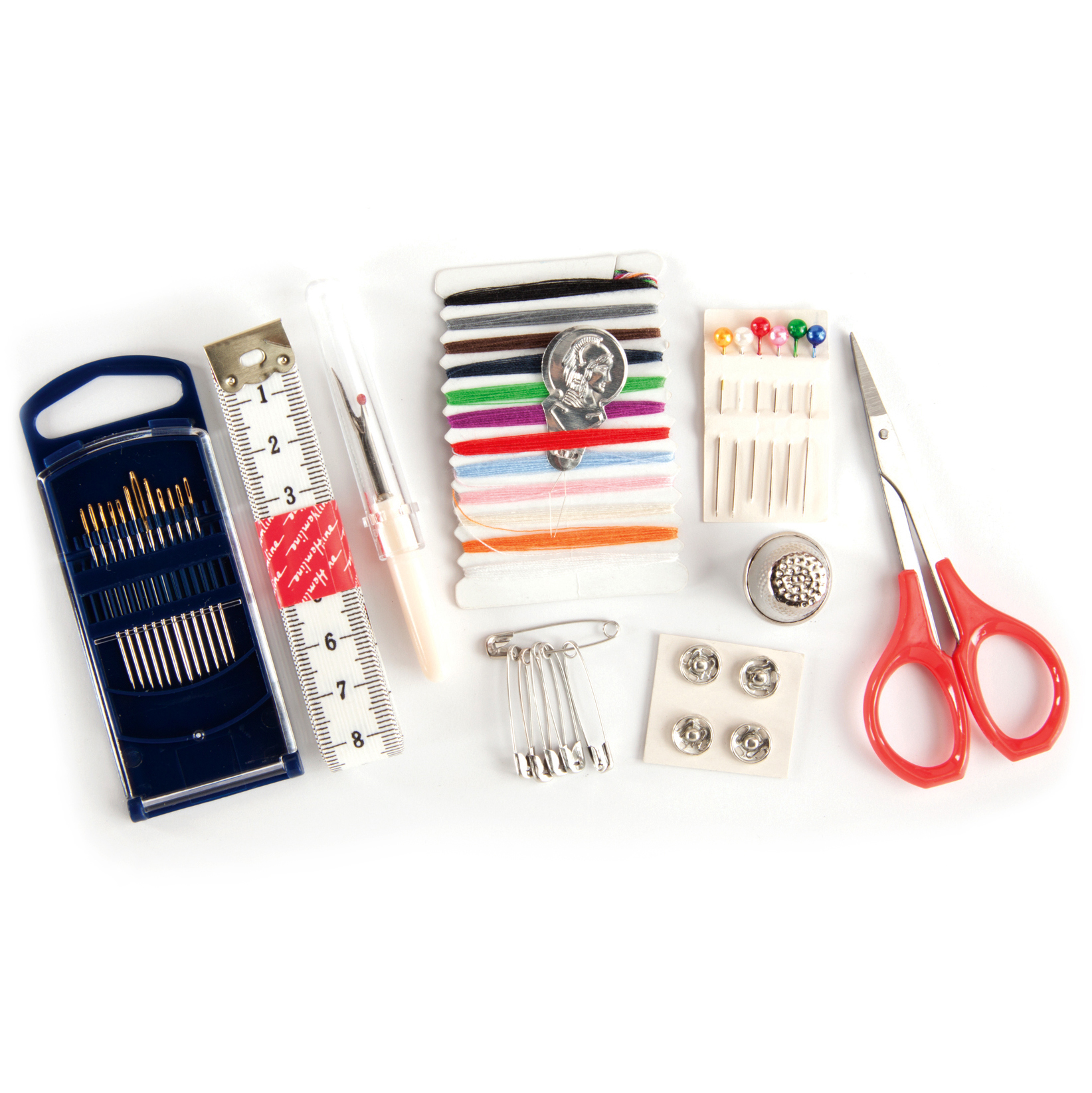 Deluxe Sewing Kit in Plastic Box Hemline Groves and Banks