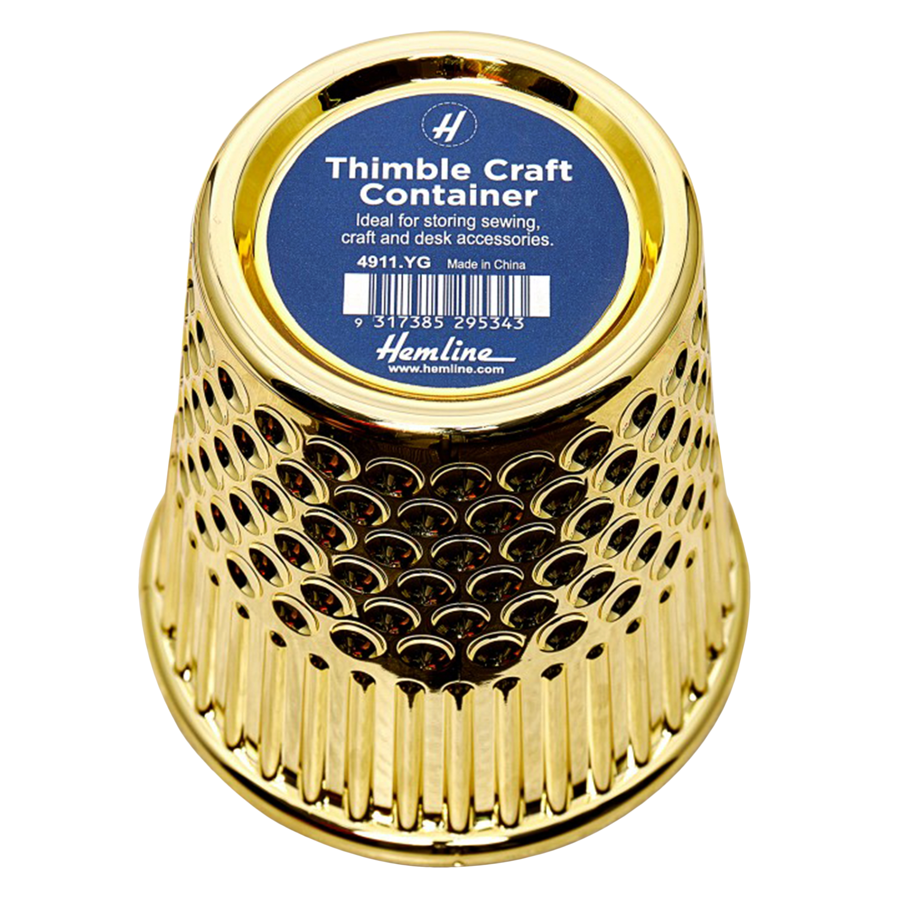 Picture of Thimble: Desk Craft Organiser: Yellow Gold