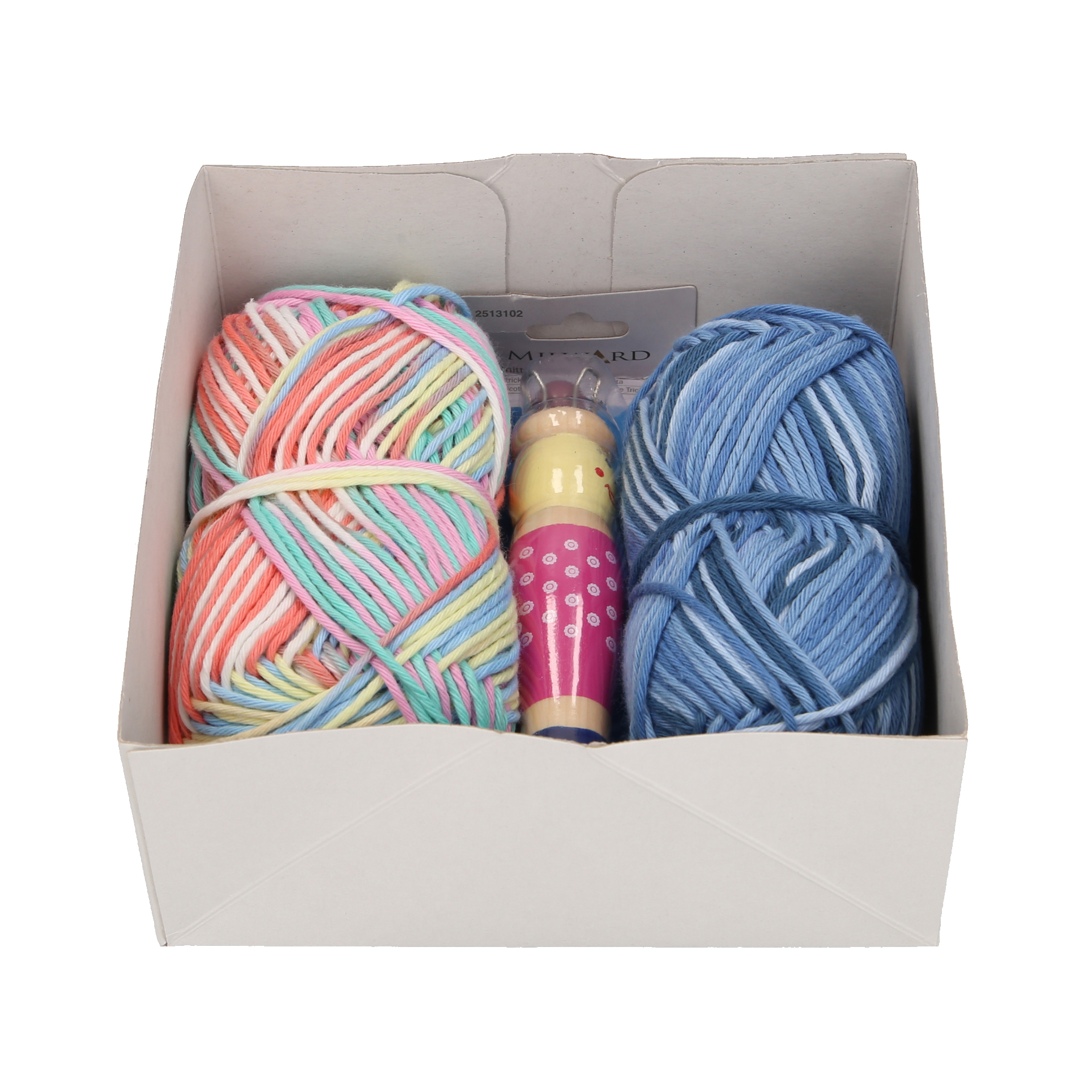 French Knitting Kit Pastel Anchor Groves and Banks