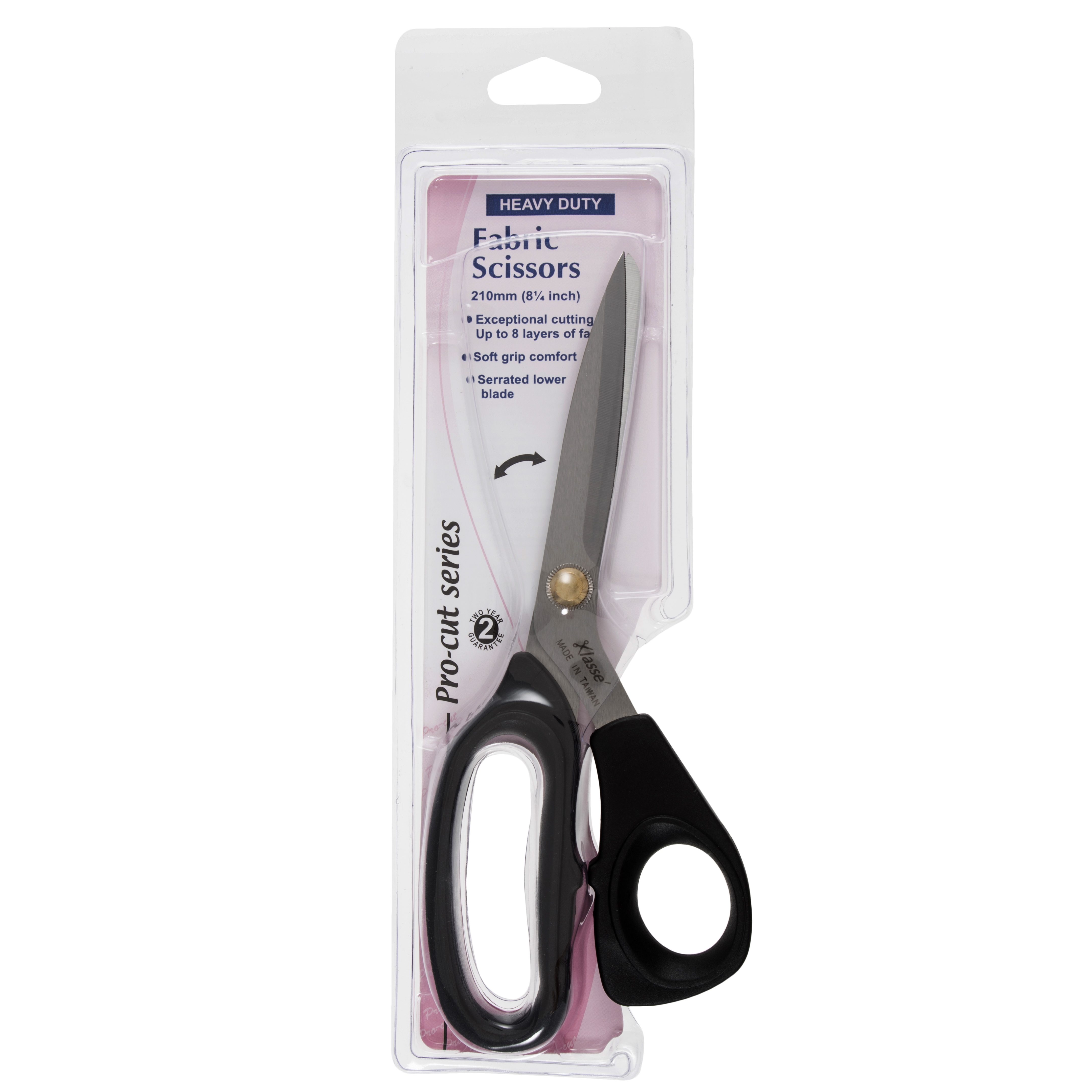 Picture of Scissors: Fabric Scissors: Soft-Grip: 21.5cm or 8.5in