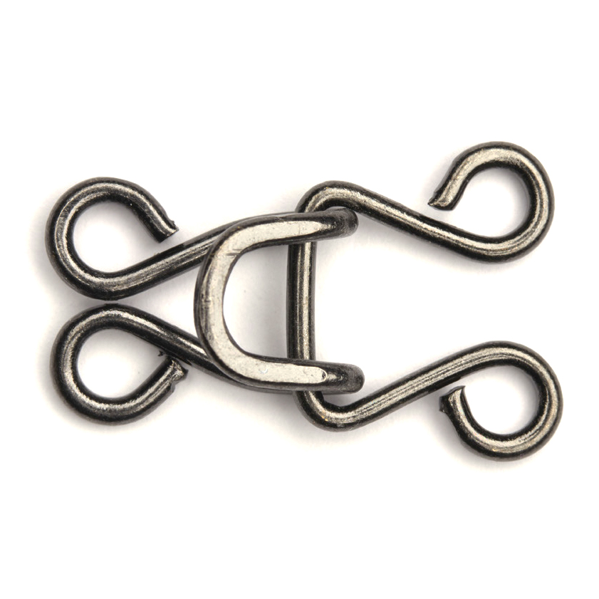 Hook and Eyes Black Size 13 Hemline Groves and Banks