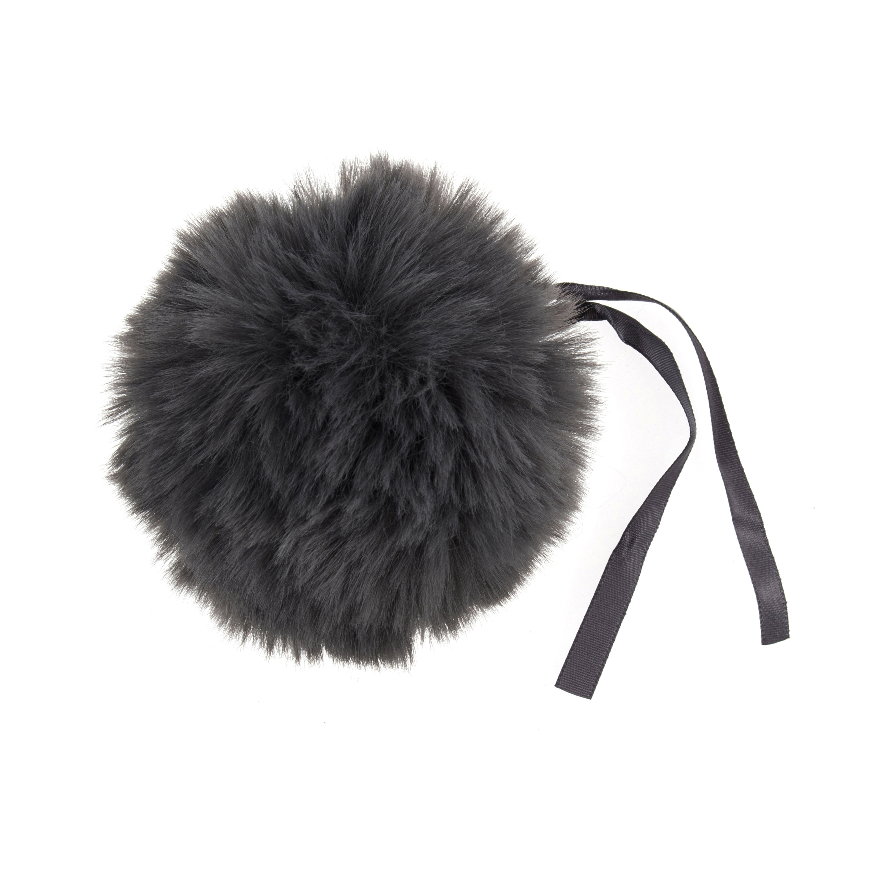 Picture of Pom Pom: Faux Fur: 11cm: 1 Piece: Grey