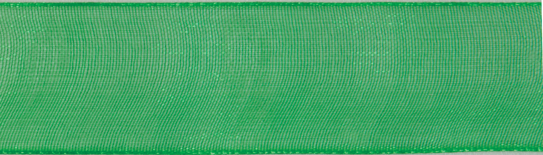 Picture of Ribbon: Organdie: 6m x 12mm: Australian Green
