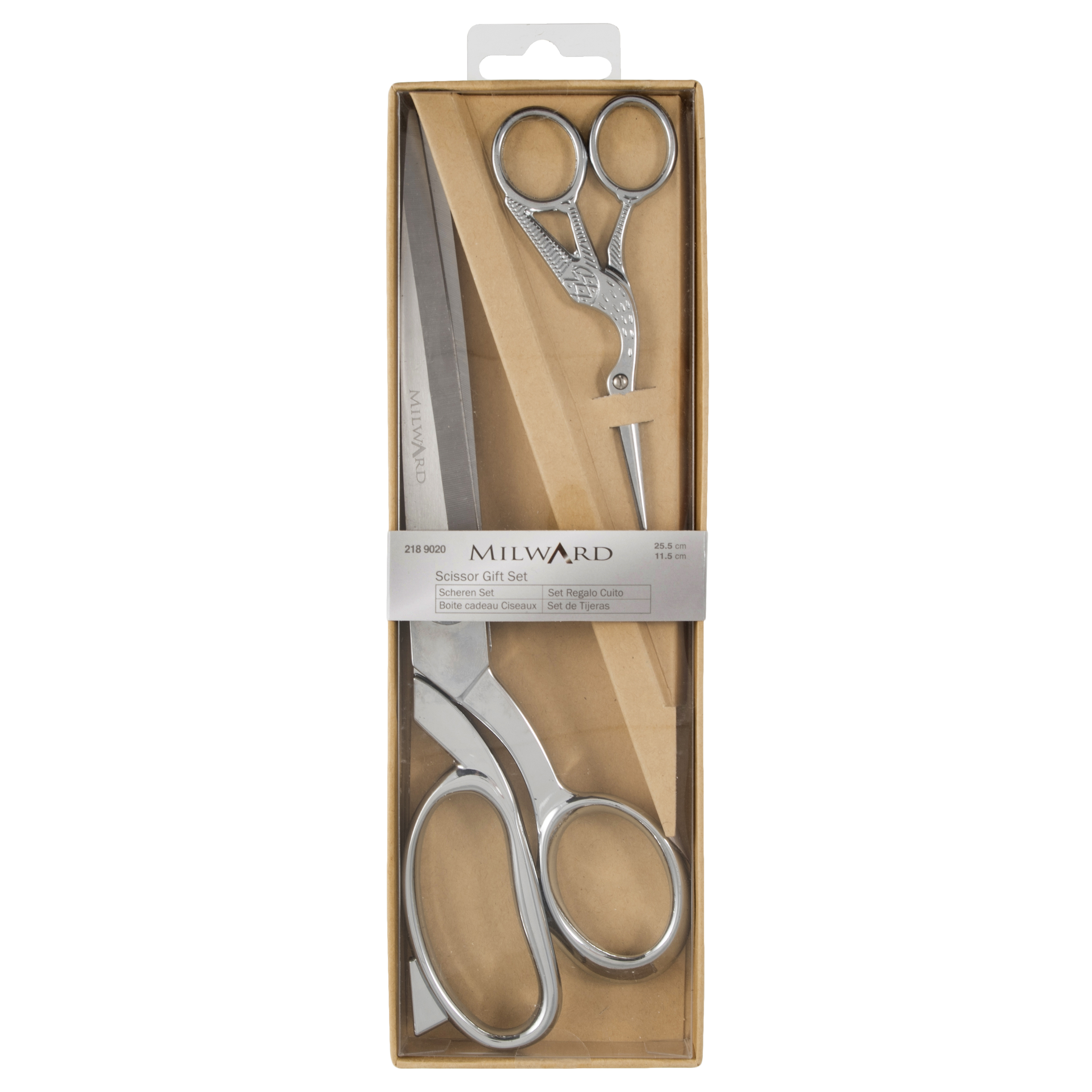 Picture of Scissors: Gift Set: Dressmaking (25cm) and Embroidery (11.5cm): Silver