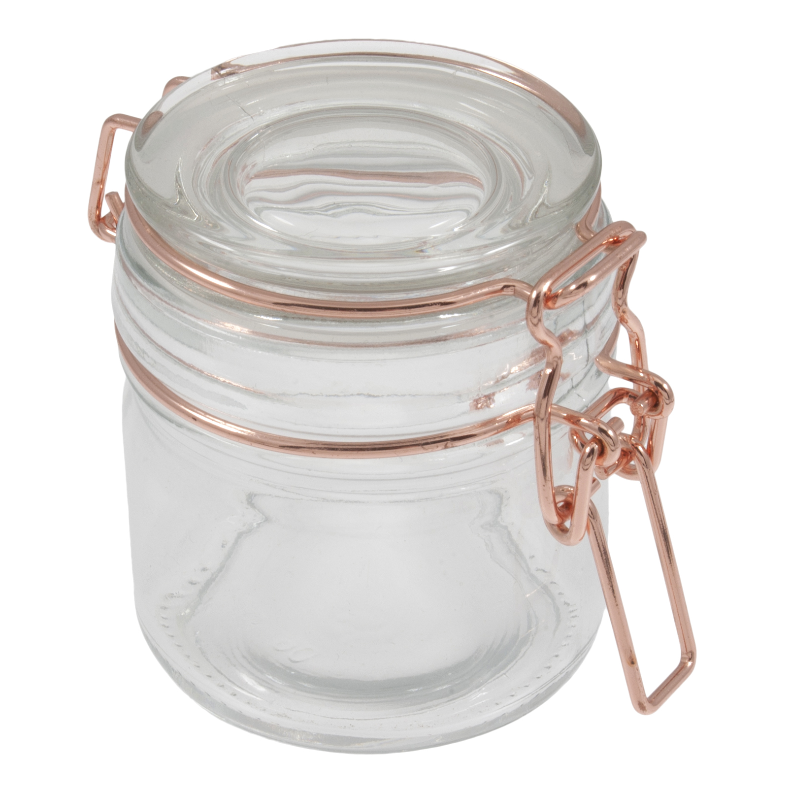 Picture of Jars: Glass: 110ml: Rose Gold: Pack of 12