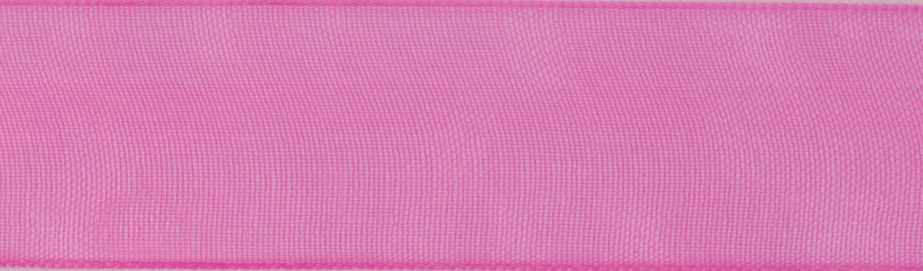 Picture of Ribbon: Organdie: 5m x 20mm: Hot Pink