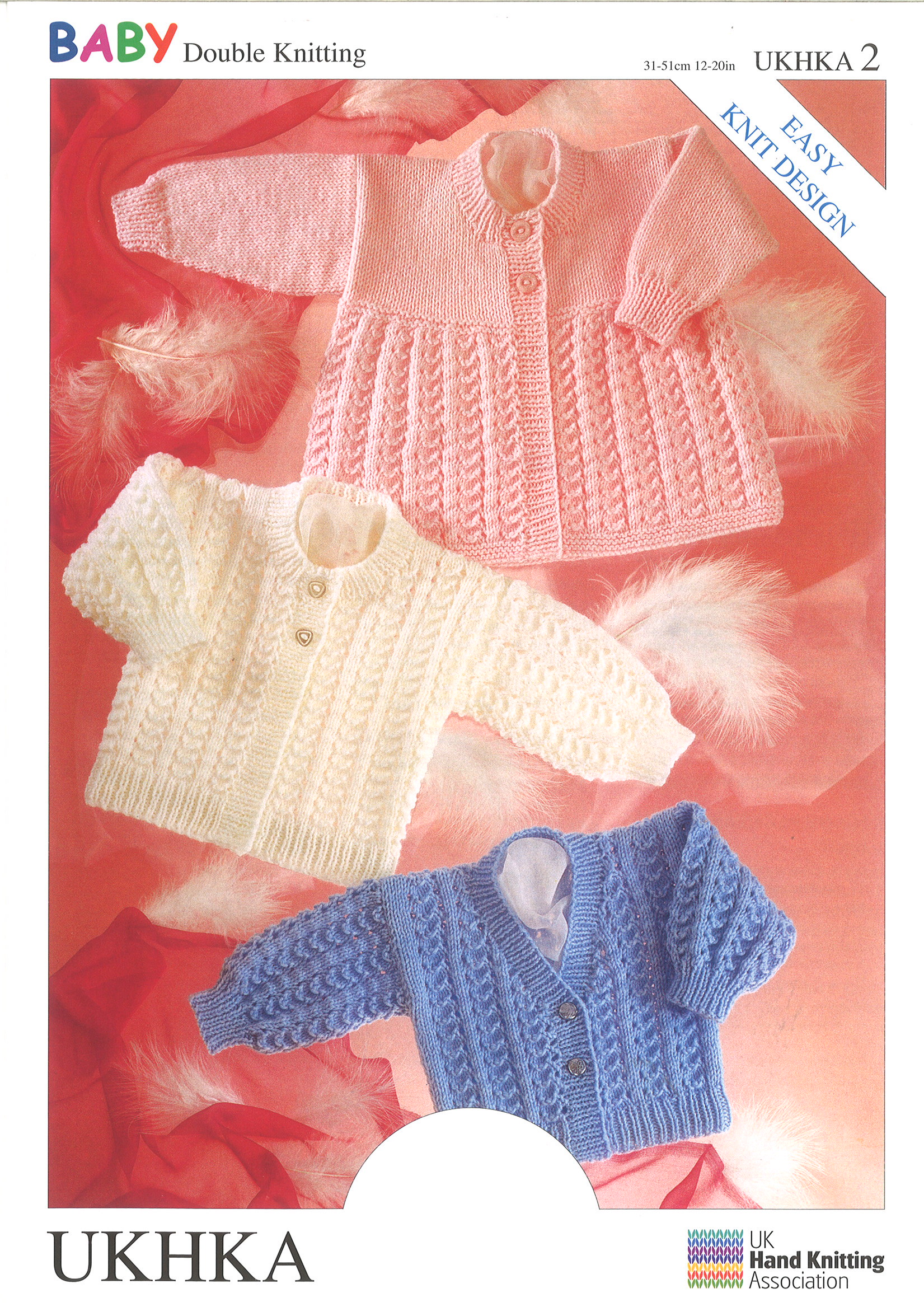 Pattern Double Knitting Cardigans and Matinee Coat UK Hand Knitting