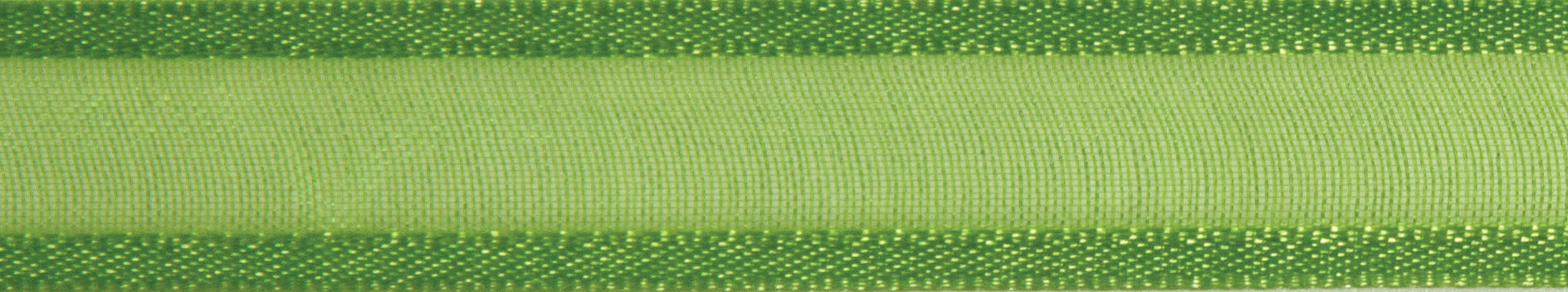 Picture of Ribbon: Organdie with Satin Edge: 5m x 12mm: Lime Green