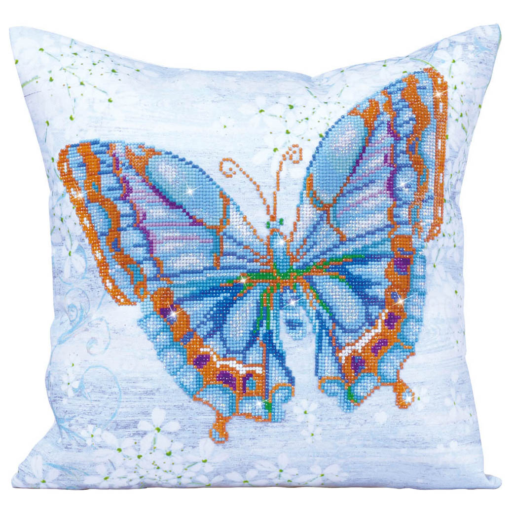 Diamond Painting Kit: Papillon Bleu - Diamond Dotz® - Groves and Banks