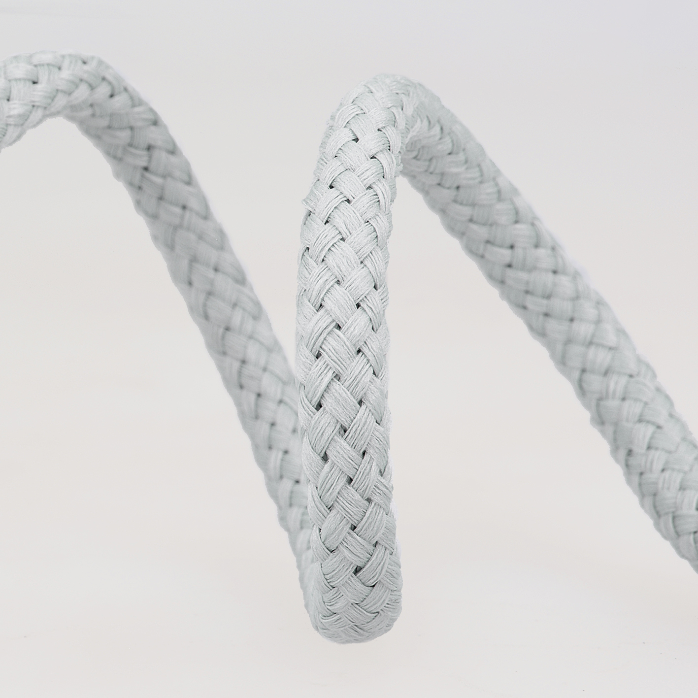 Trim Cord Braided 15m x 8mm Light Grey Stephanoise Groves and Banks