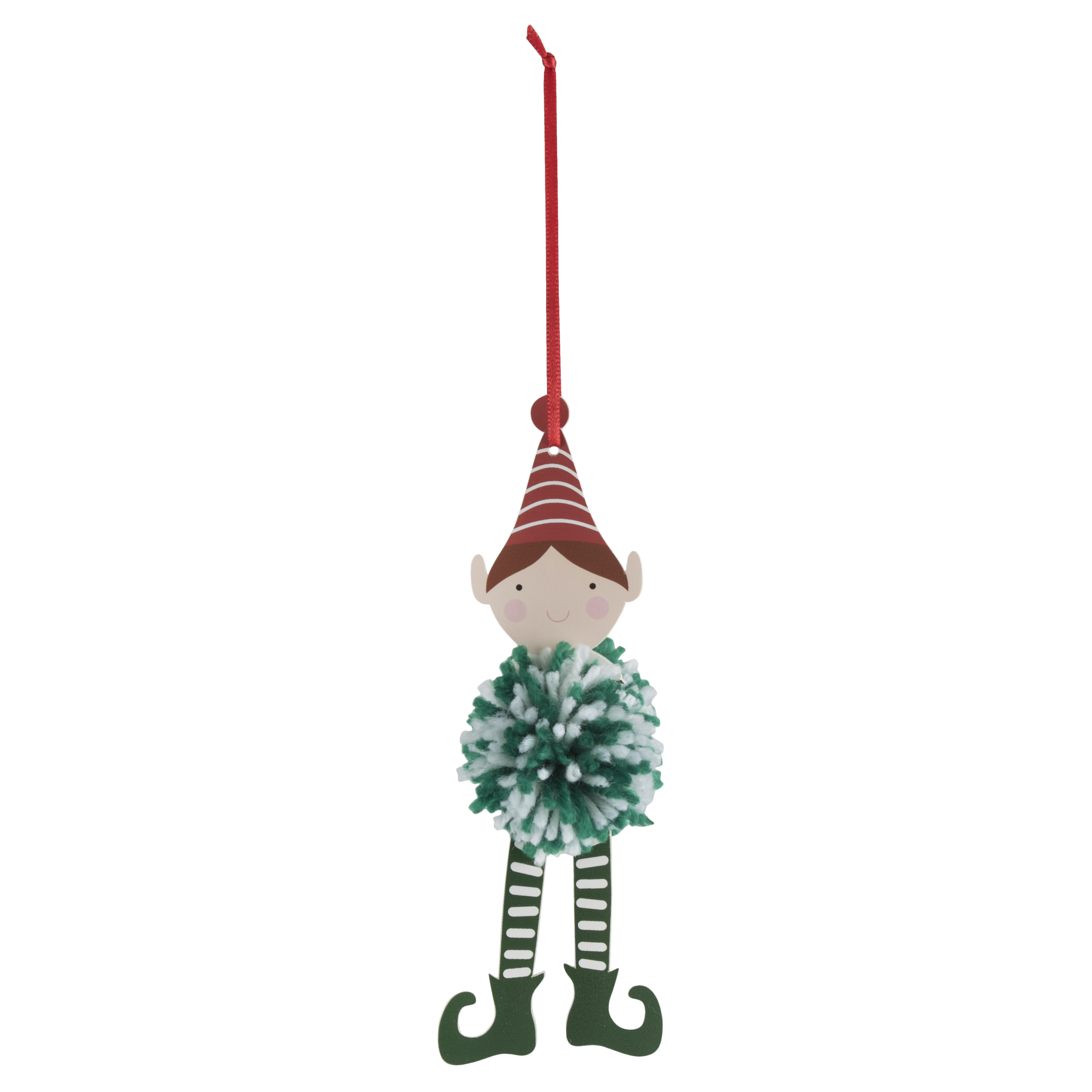 Pom Pom Decoration Kit: Christmas: Elf: Pack of 4 - Trimits - Groves ...