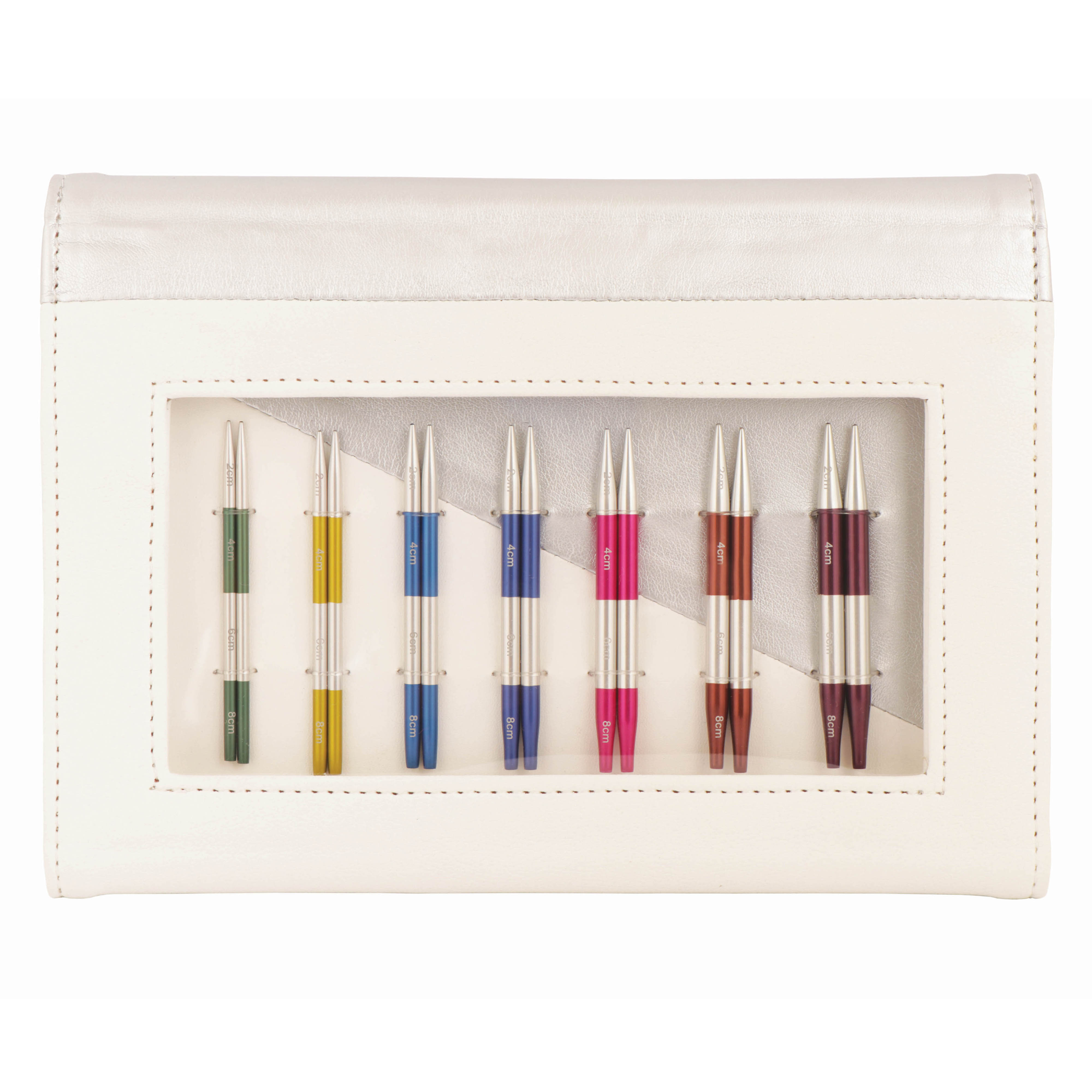 Smart Stix Knitting Pins Interchangeable Deluxe Set of 7 and